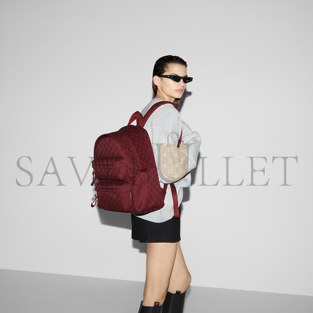 GUCCI MEDIUM BACKPACK WITH GUCCI LOGO 800265 (40*37*23cm) GUCCI MEDIUM BACKPACK WITH GUCCI LOGO 800265 (40*37*23cm)